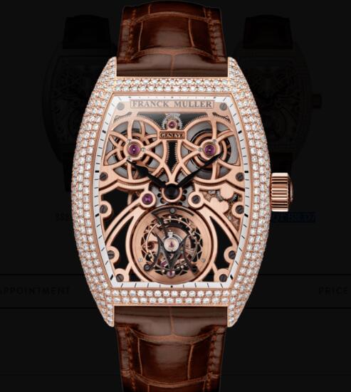 Franck Muller Fast Tourbillon Replica Watches for sale Cheap Price 8889 T F SQT BR D7 5N